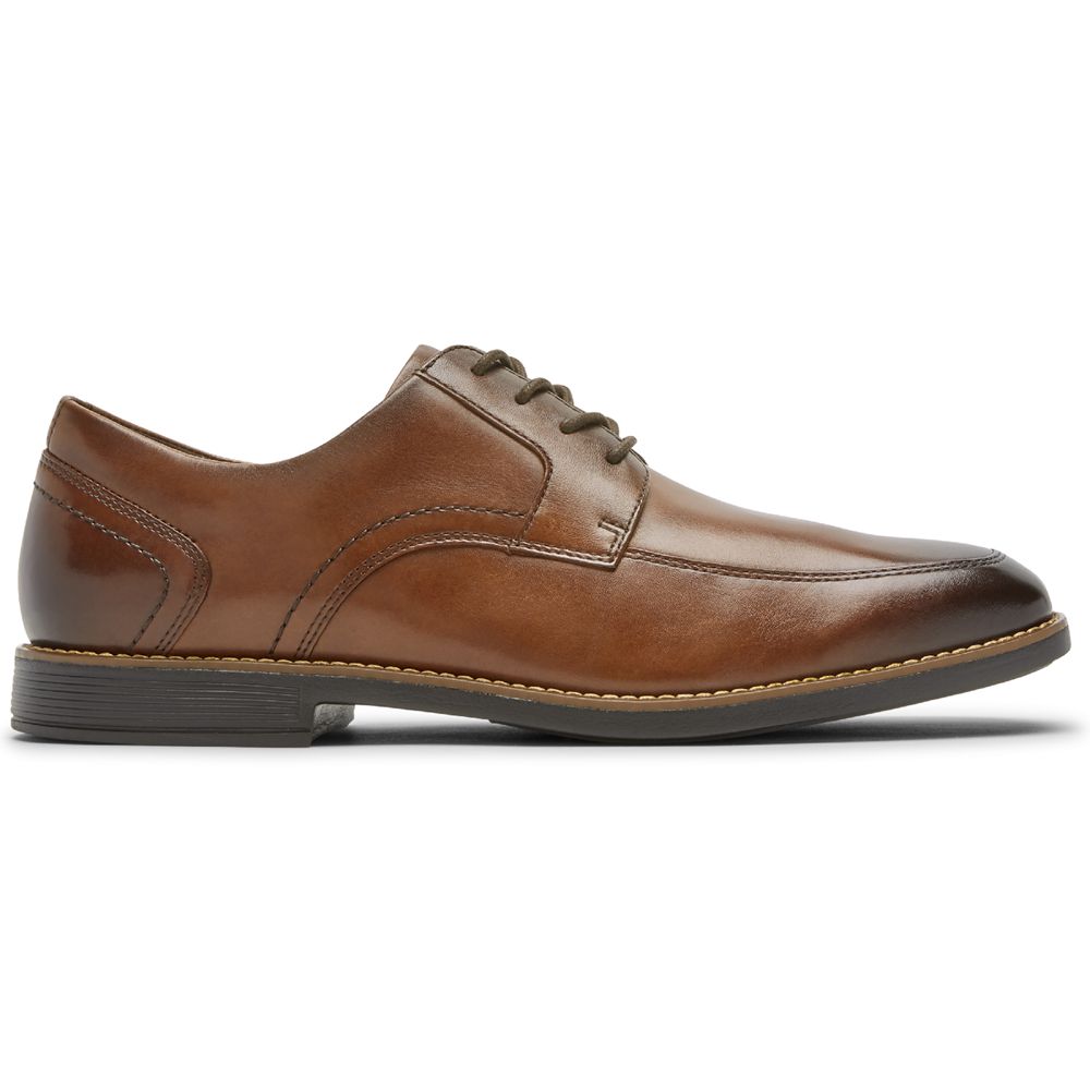 Rockport Slayter Apron Toe - Mens Oxfords - Brown - NZ (HCO-029357)